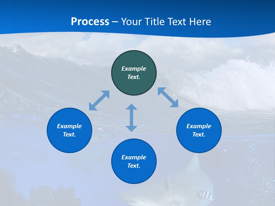 Fins Dorsal Diving PowerPoint Template