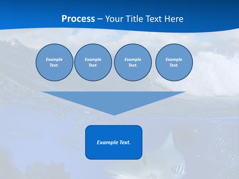 Fins Dorsal Diving PowerPoint Template