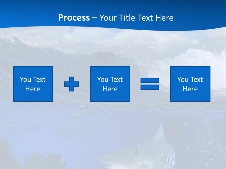 Fins Dorsal Diving PowerPoint Template