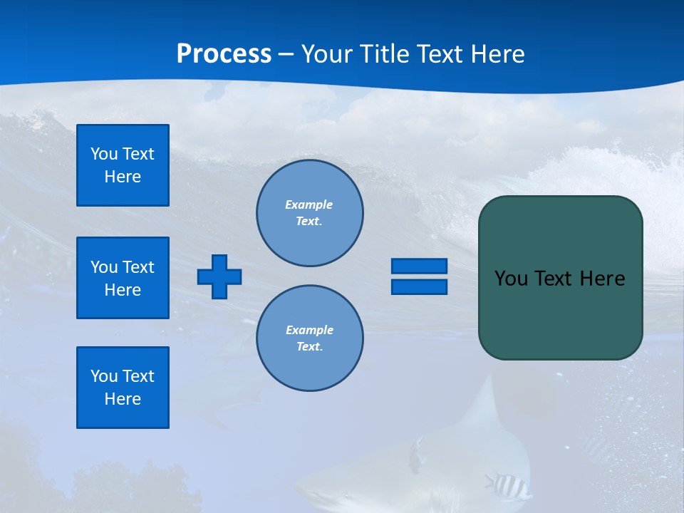 Fins Dorsal Diving PowerPoint Template