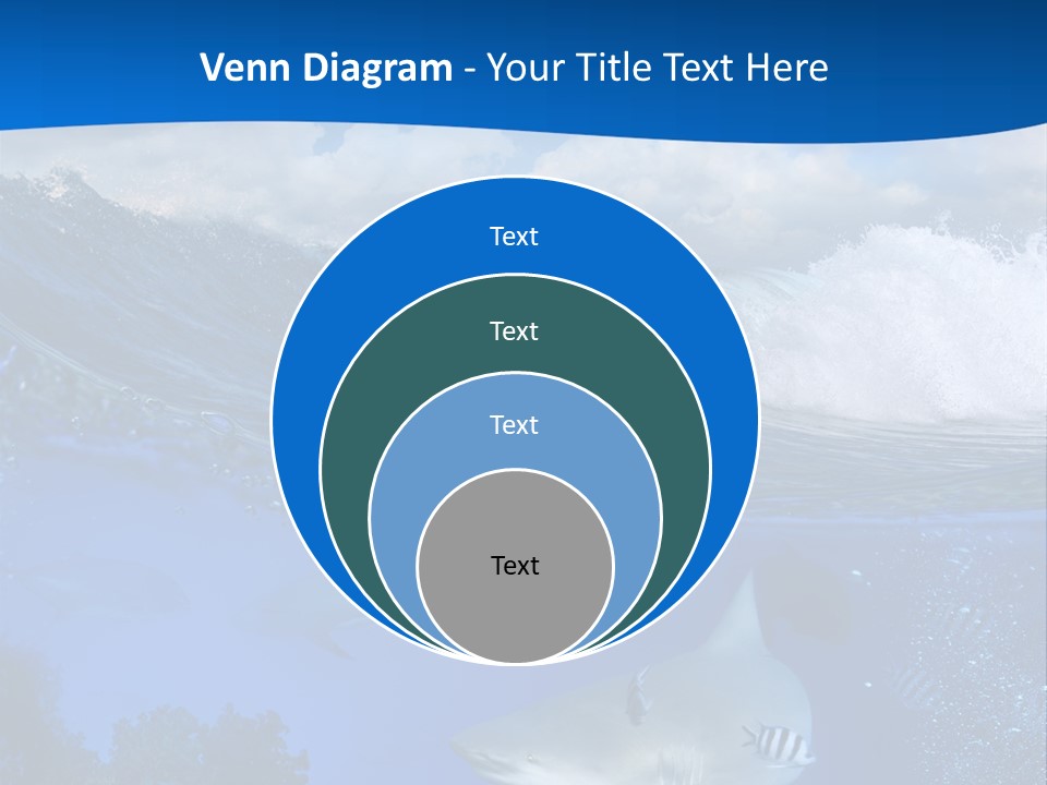 Fins Dorsal Diving PowerPoint Template