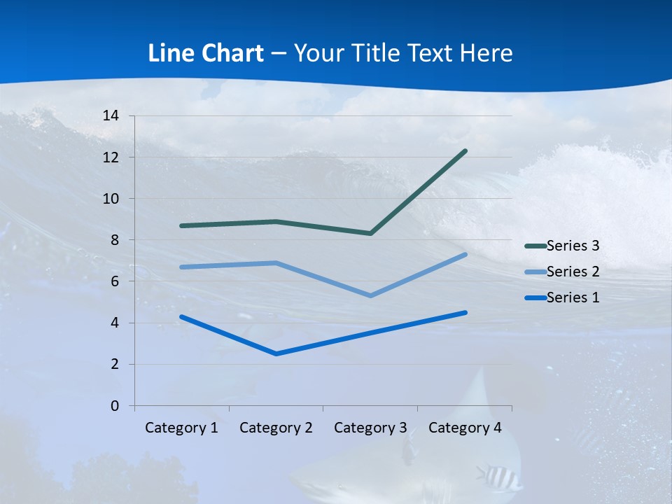 Fins Dorsal Diving PowerPoint Template
