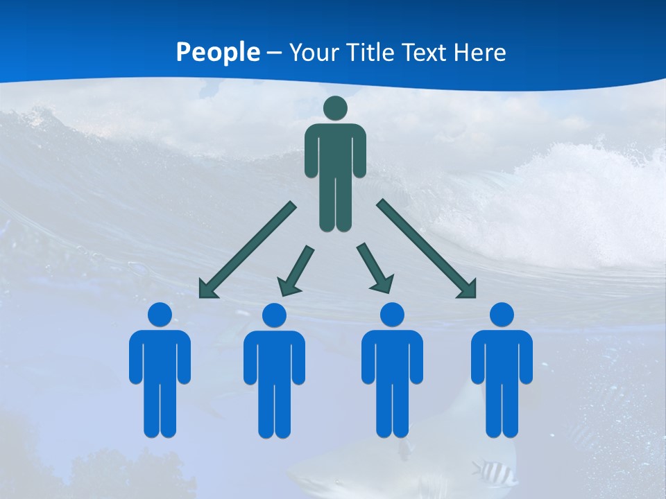 Fins Dorsal Diving PowerPoint Template