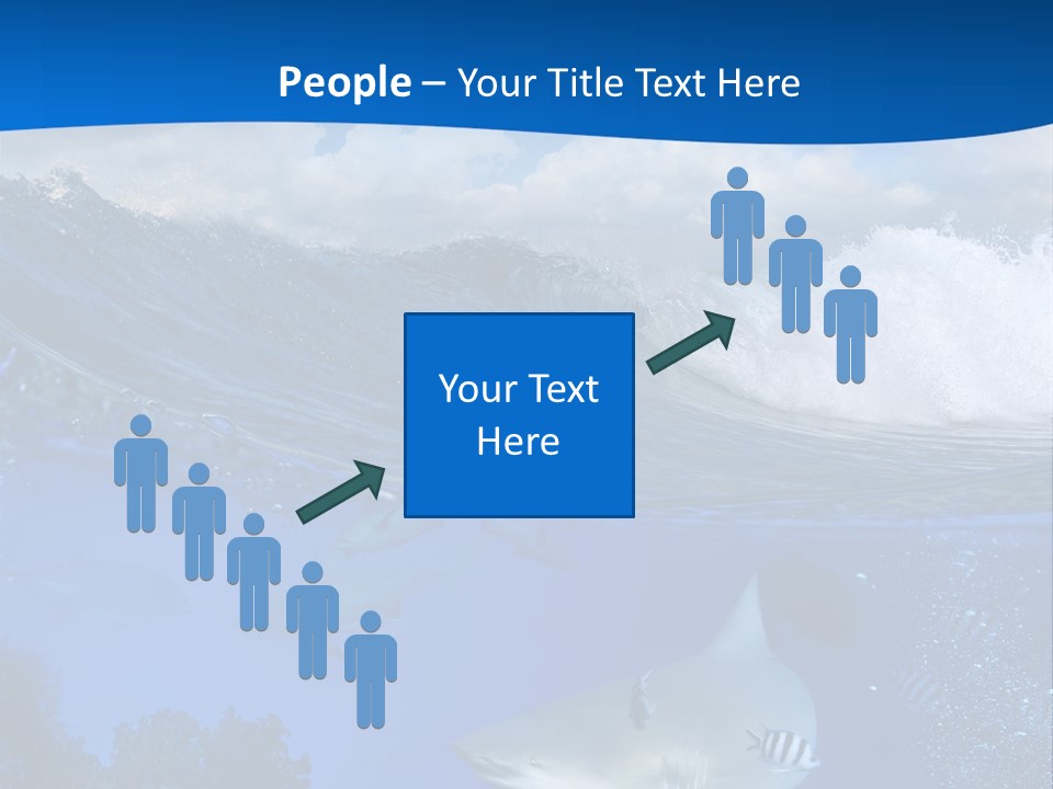 Fins Dorsal Diving PowerPoint Template