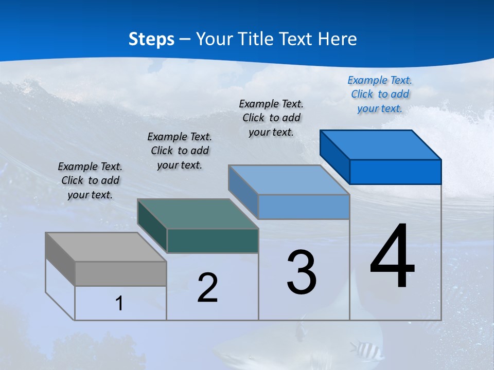 Fins Dorsal Diving PowerPoint Template