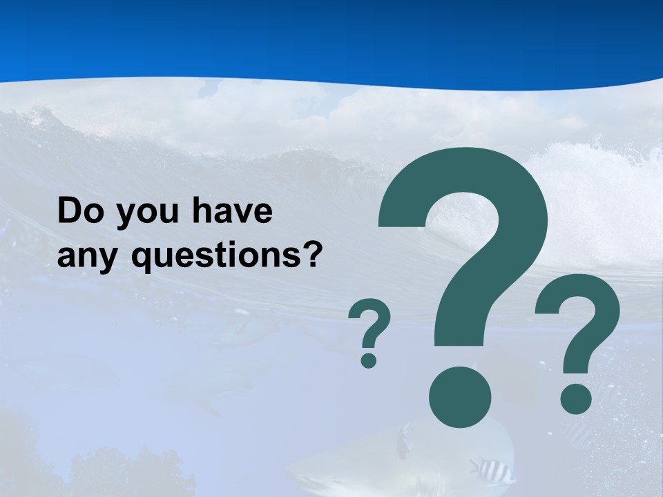 Fins Dorsal Diving PowerPoint Template