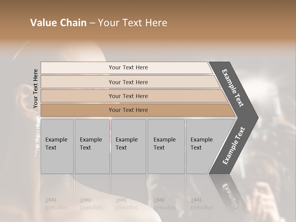 Celebrity Actress Crown PowerPoint Template