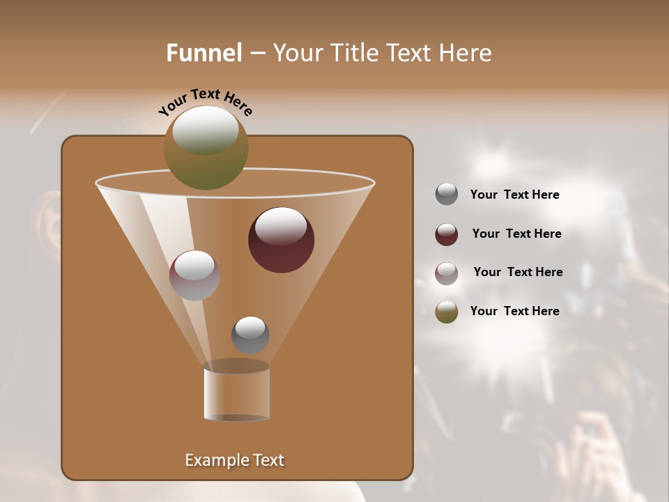 Celebrity Actress Crown PowerPoint Template