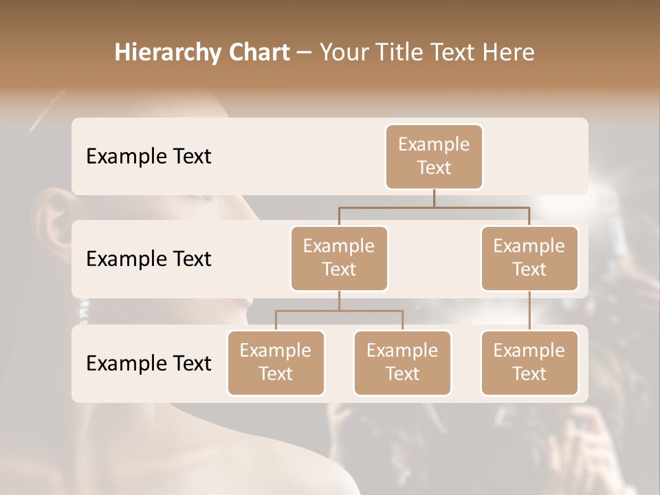 Celebrity Actress Crown PowerPoint Template