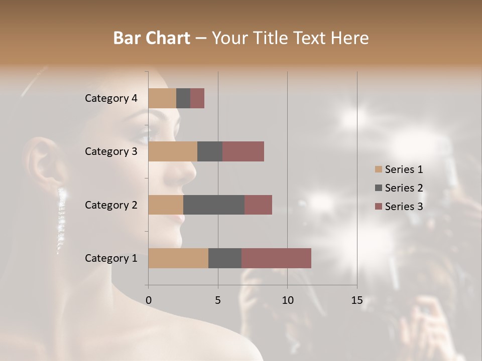 Celebrity Actress Crown PowerPoint Template