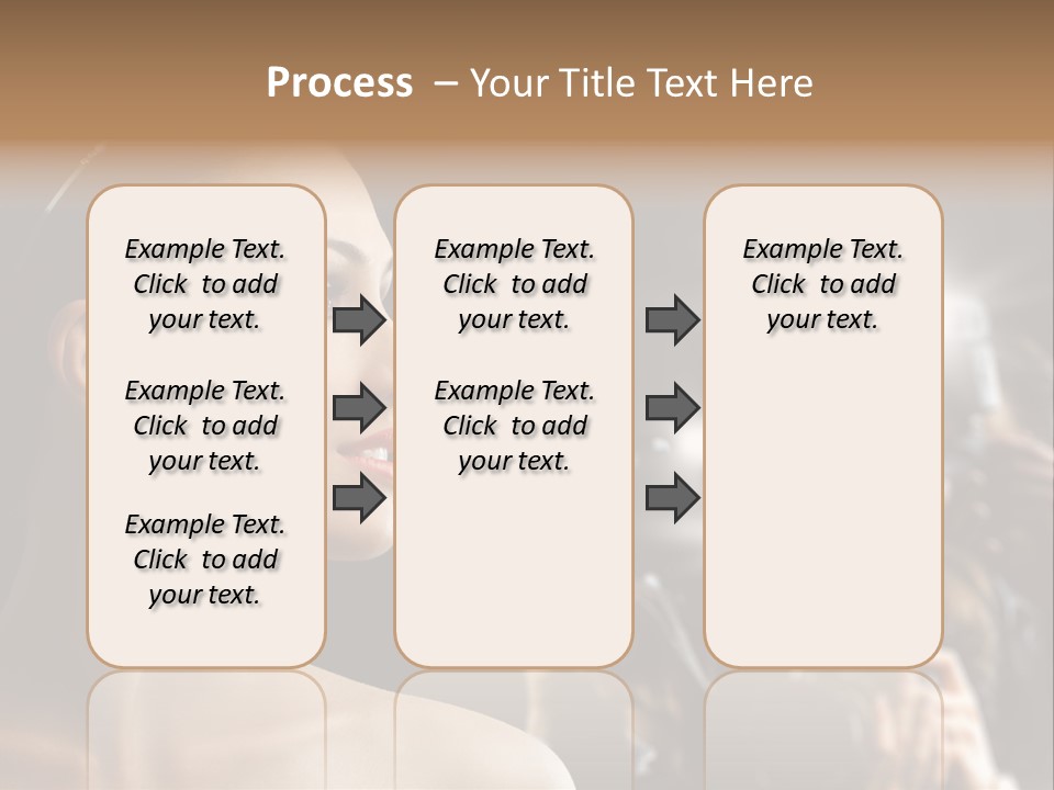Celebrity Actress Crown PowerPoint Template