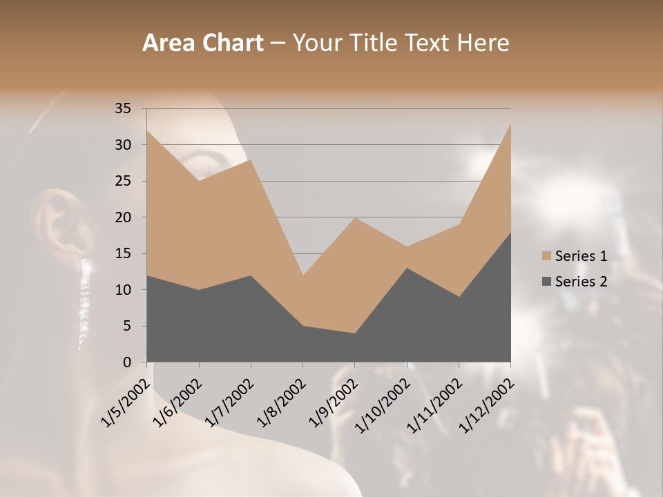 Celebrity Actress Crown PowerPoint Template