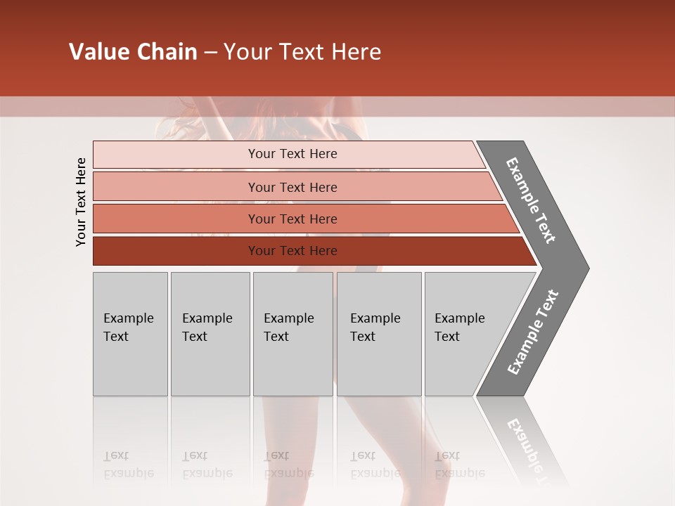 Cheerful Pretty Posing PowerPoint Template