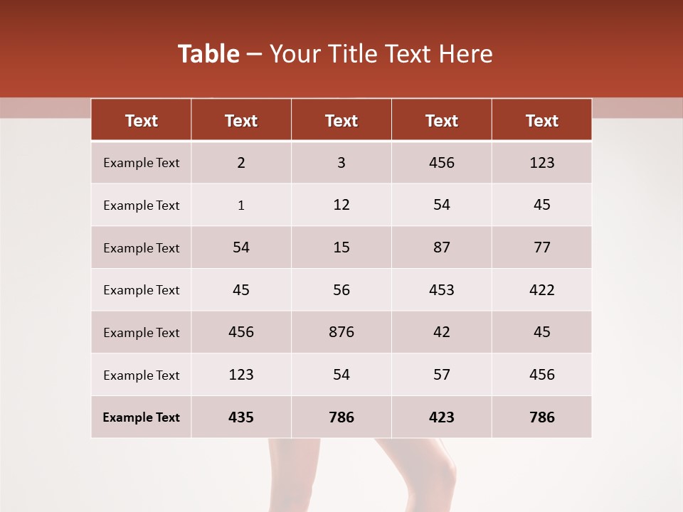 Cheerful Pretty Posing PowerPoint Template