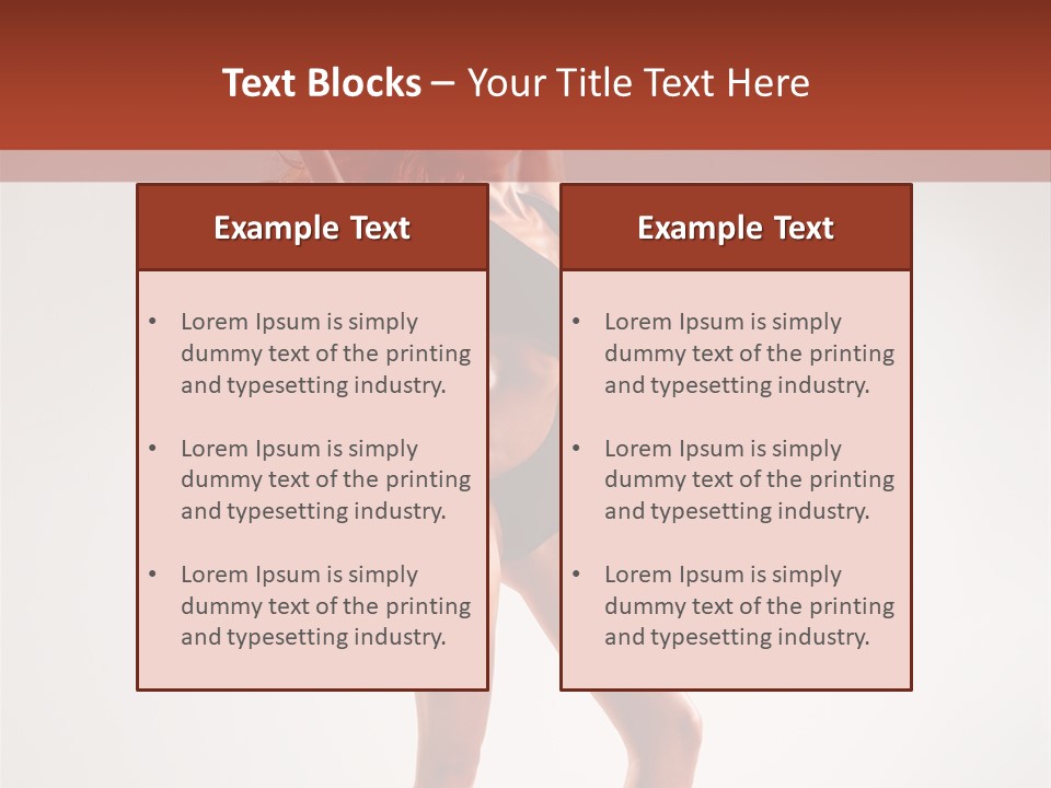 Cheerful Pretty Posing PowerPoint Template