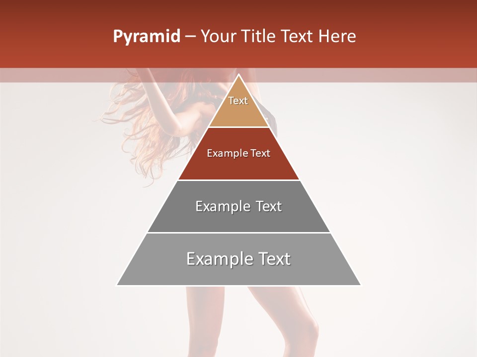 Cheerful Pretty Posing PowerPoint Template