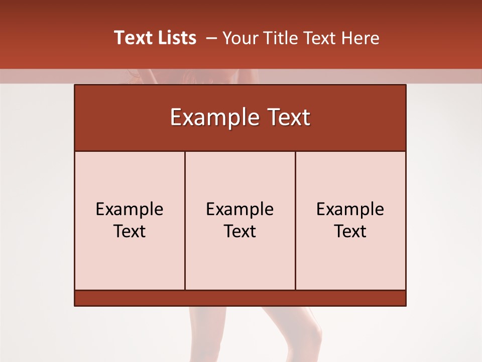 Cheerful Pretty Posing PowerPoint Template