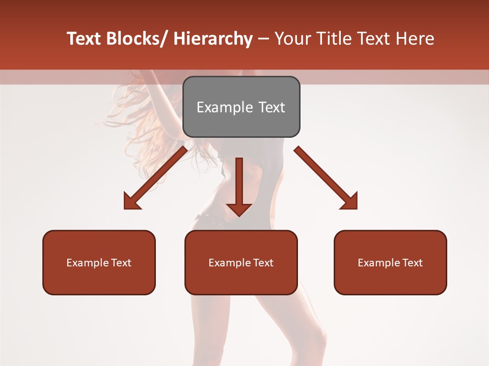 Cheerful Pretty Posing PowerPoint Template