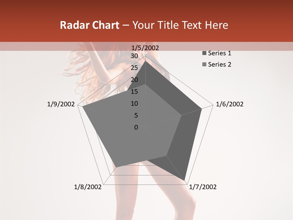 Cheerful Pretty Posing PowerPoint Template