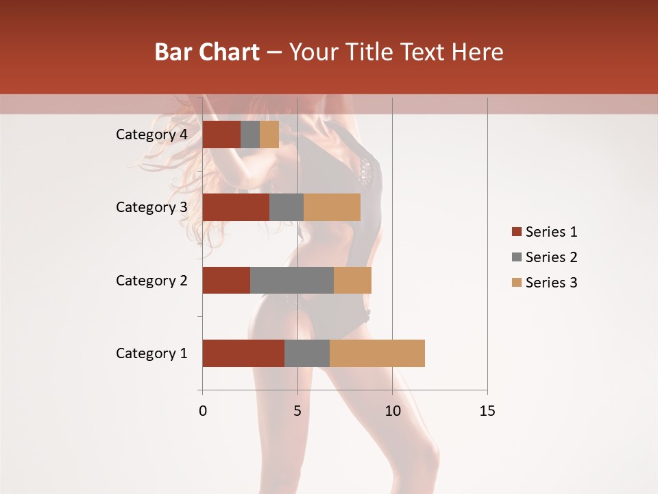 Cheerful Pretty Posing PowerPoint Template