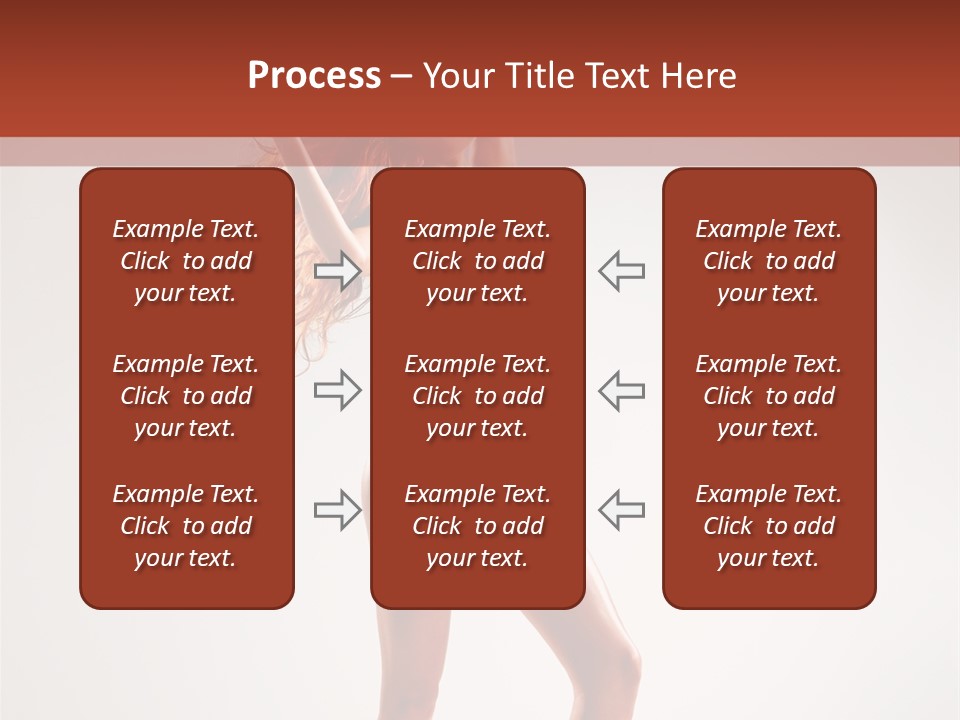 Cheerful Pretty Posing PowerPoint Template