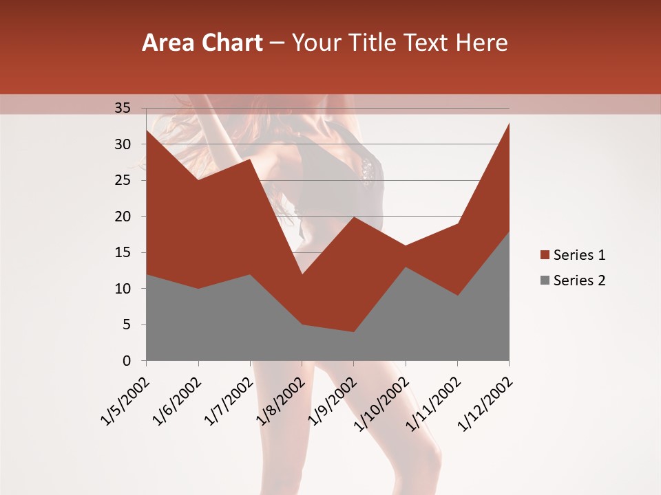 Cheerful Pretty Posing PowerPoint Template