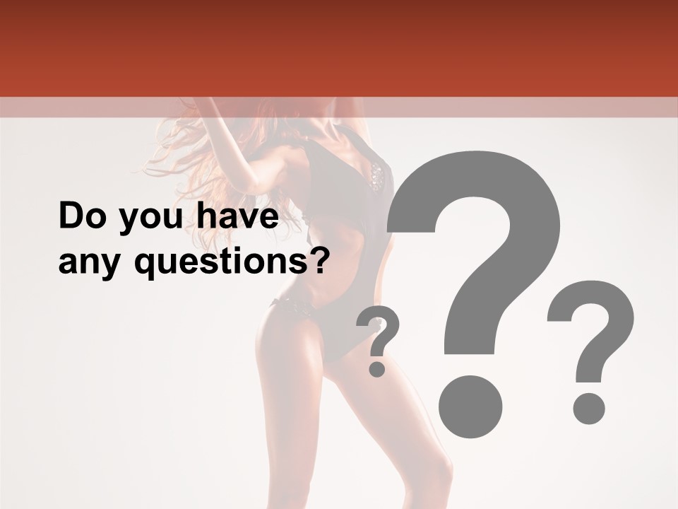 Cheerful Pretty Posing PowerPoint Template