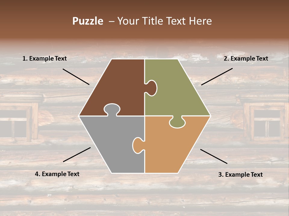 Wall Close Up Fretted PowerPoint Template