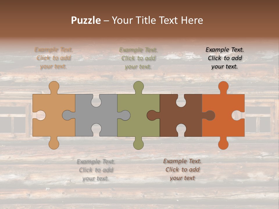 Wall Close Up Fretted PowerPoint Template