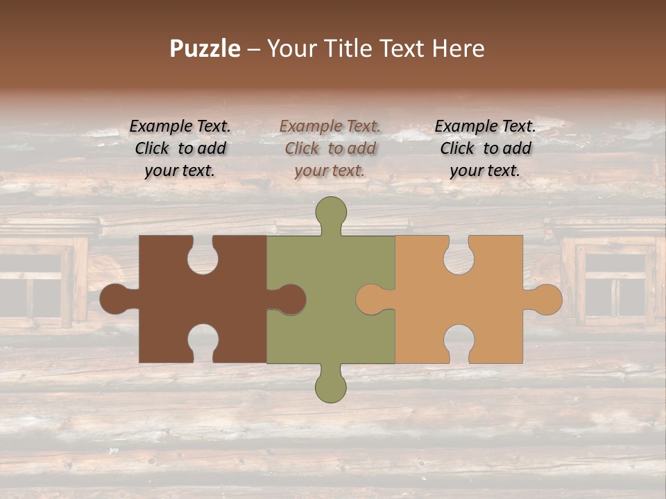 Wall Close Up Fretted PowerPoint Template