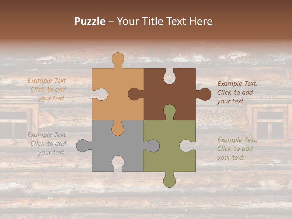 Wall Close Up Fretted PowerPoint Template