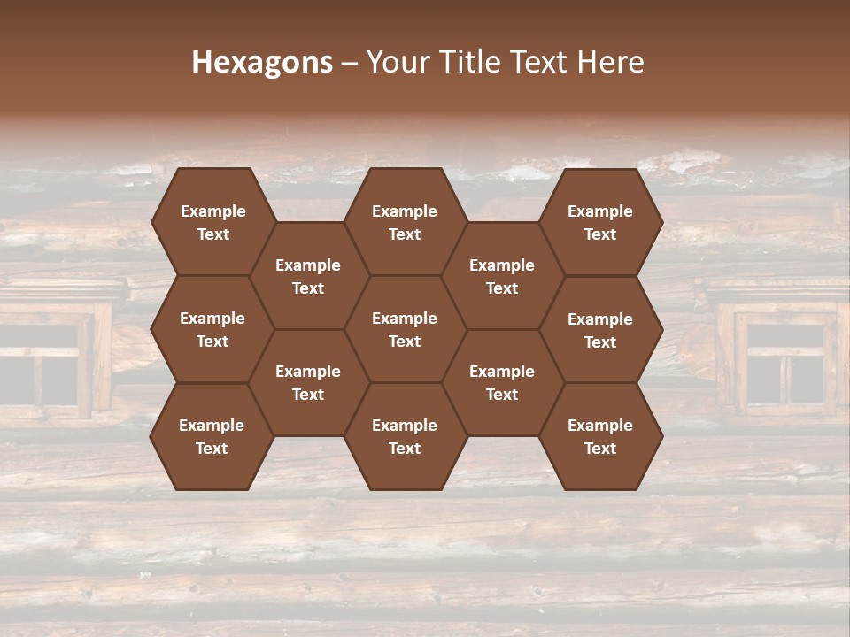 Wall Close Up Fretted PowerPoint Template