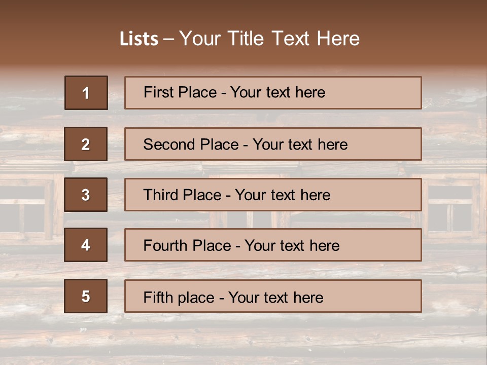 Wall Close Up Fretted PowerPoint Template