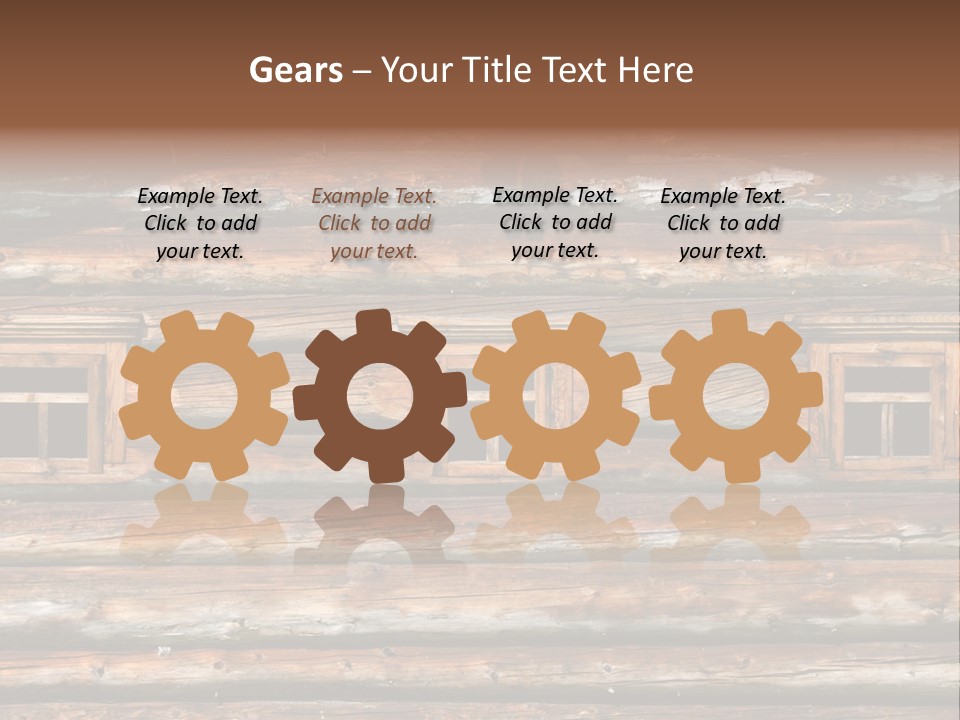 Wall Close Up Fretted PowerPoint Template