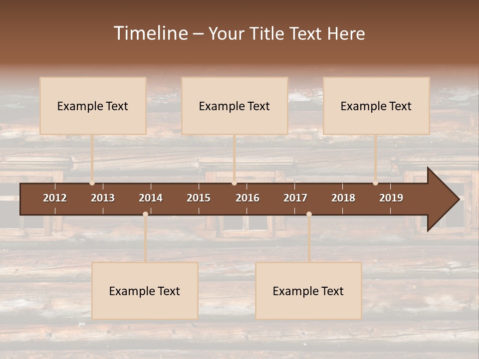 Wall Close Up Fretted PowerPoint Template
