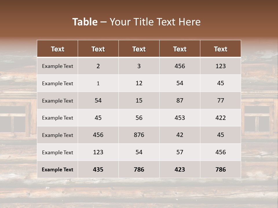 Wall Close Up Fretted PowerPoint Template