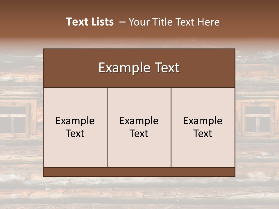 Wall Close Up Fretted PowerPoint Template