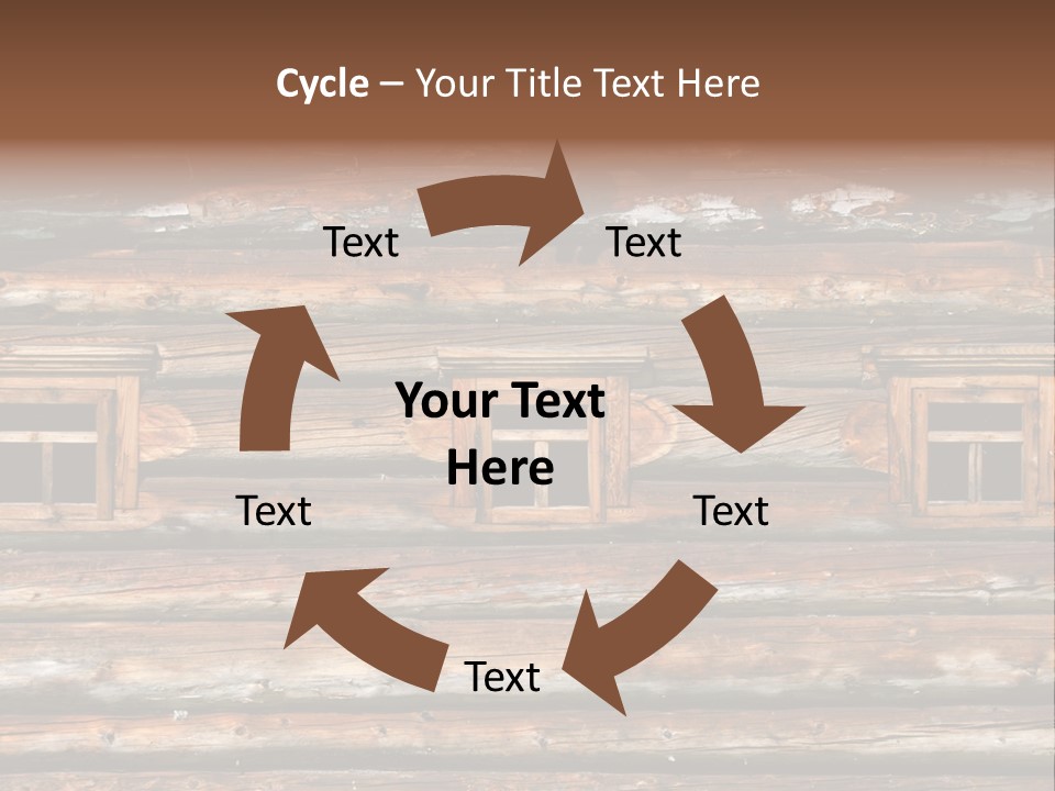 Wall Close Up Fretted PowerPoint Template