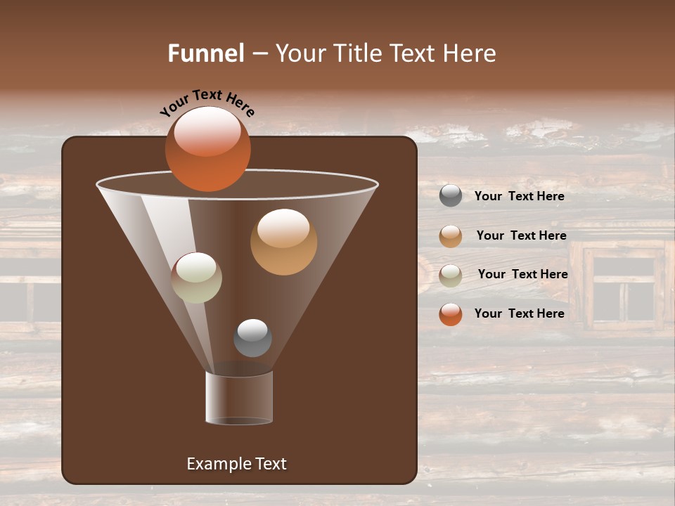 Wall Close Up Fretted PowerPoint Template