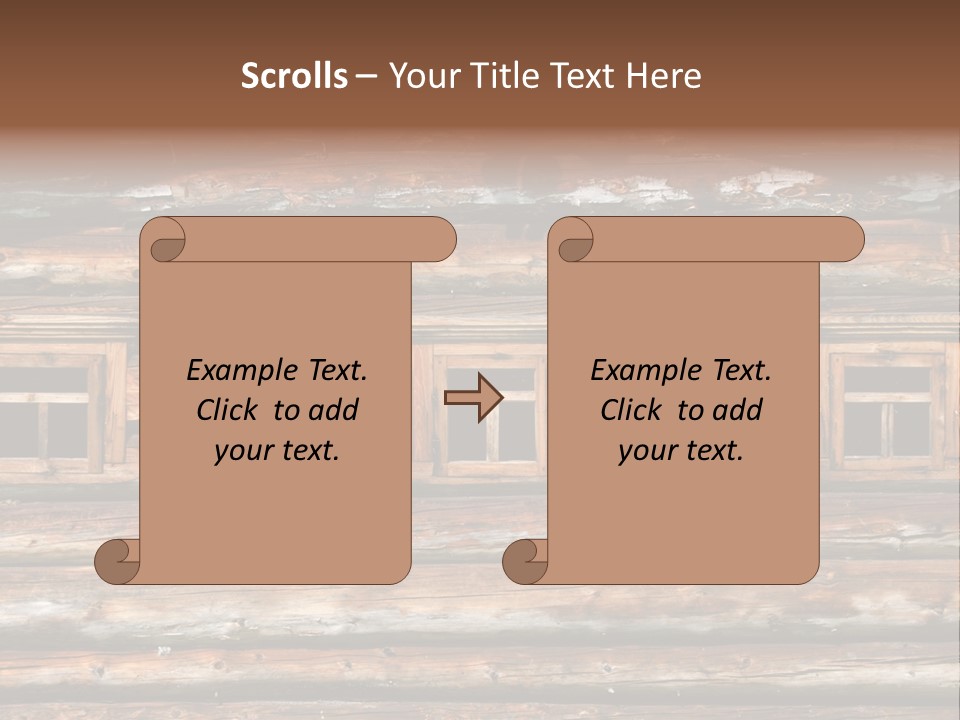 Wall Close Up Fretted PowerPoint Template