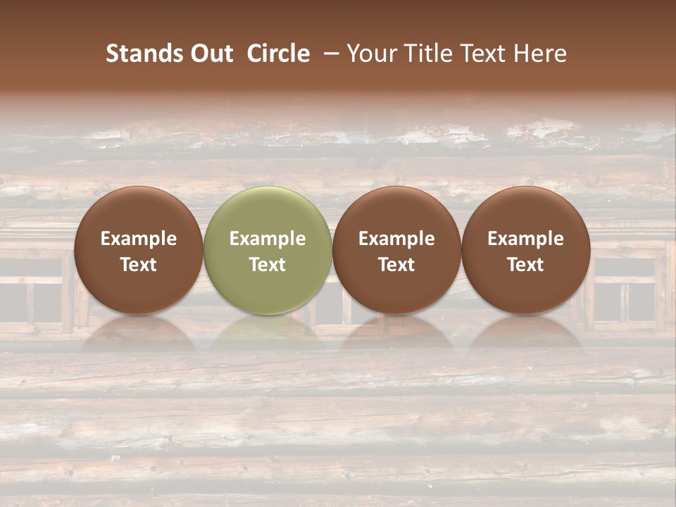 Wall Close Up Fretted PowerPoint Template