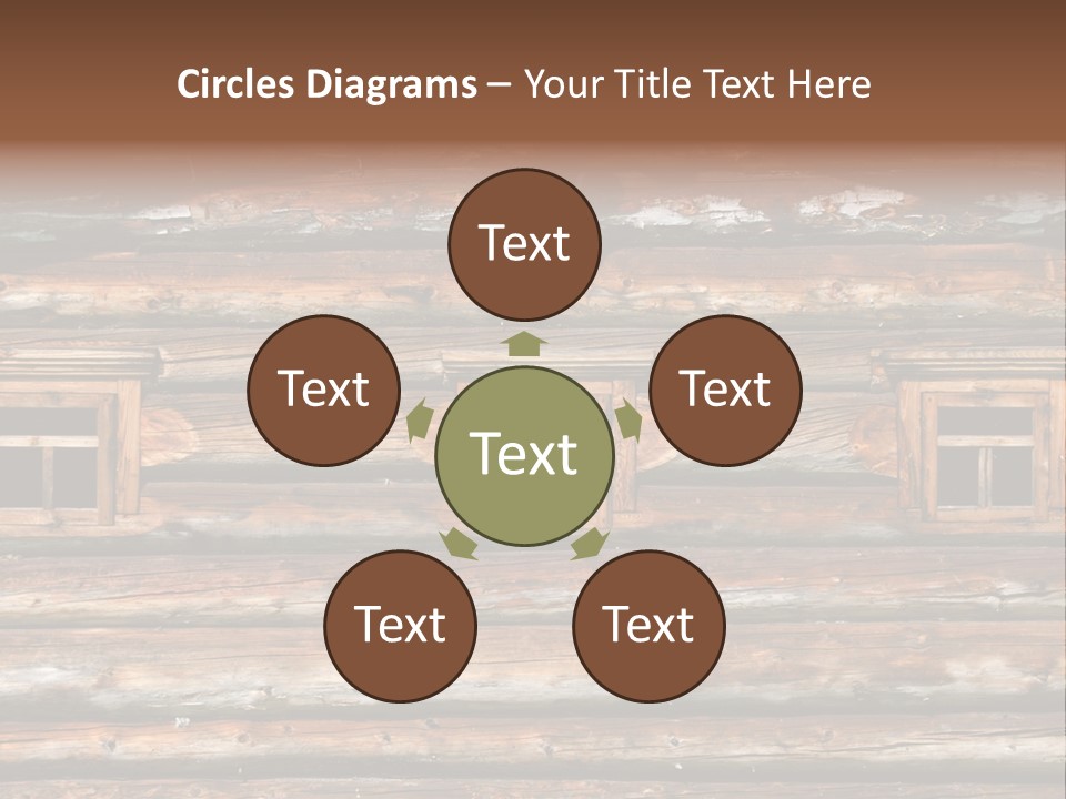 Wall Close Up Fretted PowerPoint Template