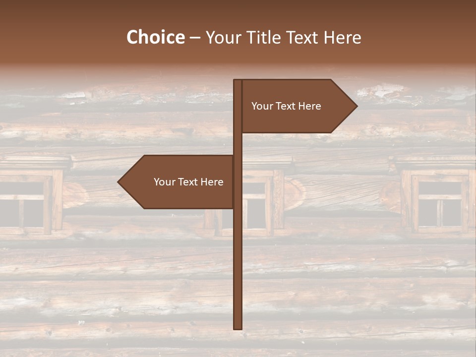 Wall Close Up Fretted PowerPoint Template