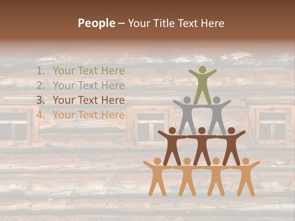 Wall Close Up Fretted PowerPoint Template