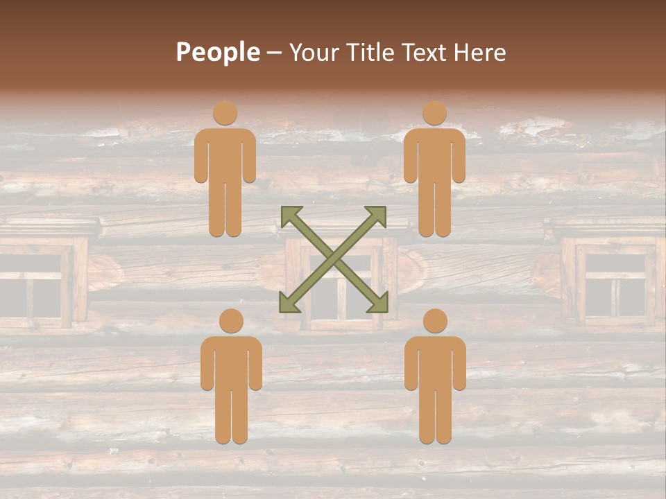 Wall Close Up Fretted PowerPoint Template