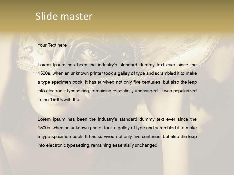 Body Posing Carnival PowerPoint Template