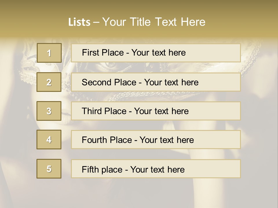 Body Posing Carnival PowerPoint Template
