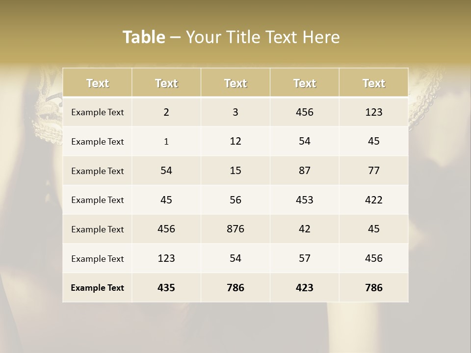 Body Posing Carnival PowerPoint Template