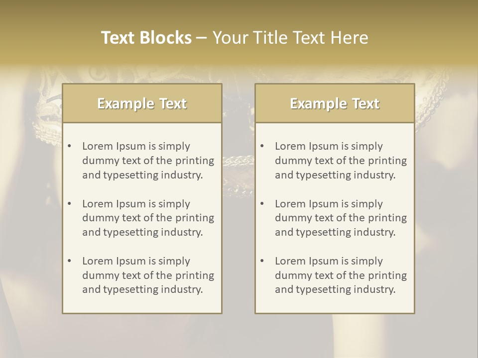 Body Posing Carnival PowerPoint Template