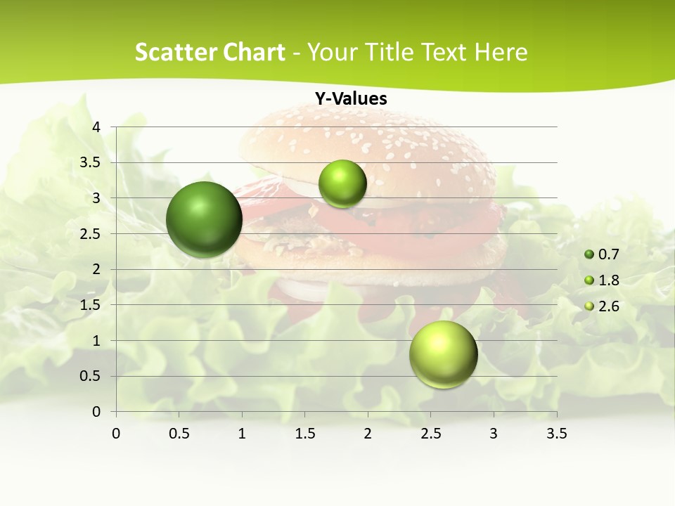 Closeup Burger Cuisine PowerPoint Template